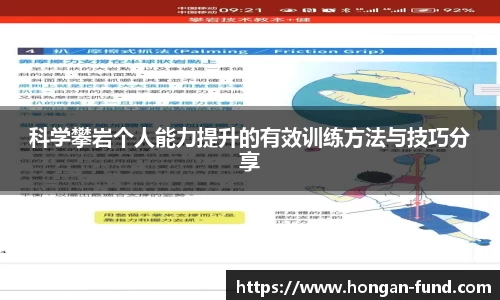 科学攀岩个人能力提升的有效训练方法与技巧分享